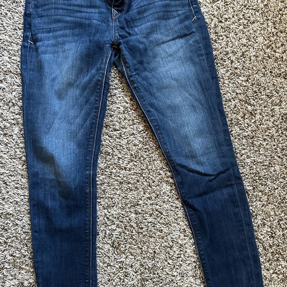 Express Women's Deep Indigo Skinny Jeans